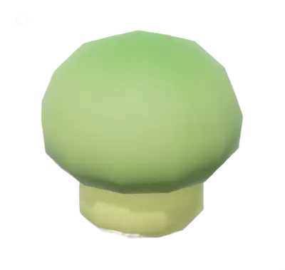 Bizarre Button Mushroom Green