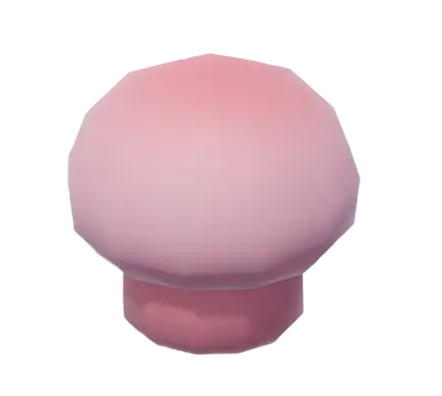 Bizarre Button Mushroom Red